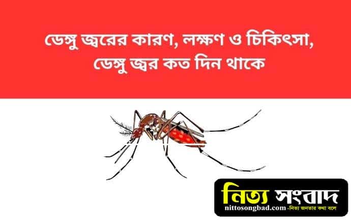 Dengue fever - causes, symptoms, diagnosis and treatment(ডেঙ্গু জ্বর - কারণ, লক্ষণ, রোগ নির্ণয় ও চিকিৎসা)