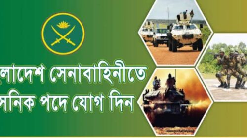 Senabahini Abedon Sainik Post- বাংলাদেশ সেনাবাহিনীতে সৈনিক পদে নিয়োগ বিজ্ঞপ্তি