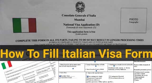 What documents are required for VFS Global Italy visa? Italy Visa Application form